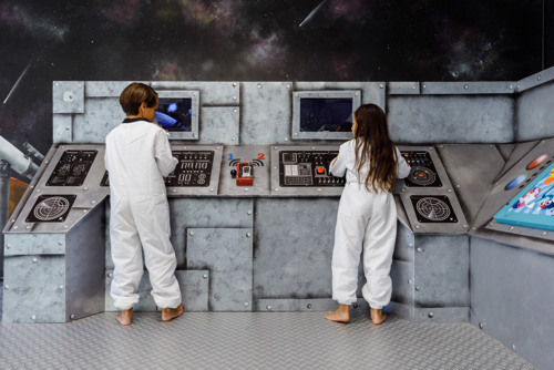 Kinderen voelen zich een échte astronaut